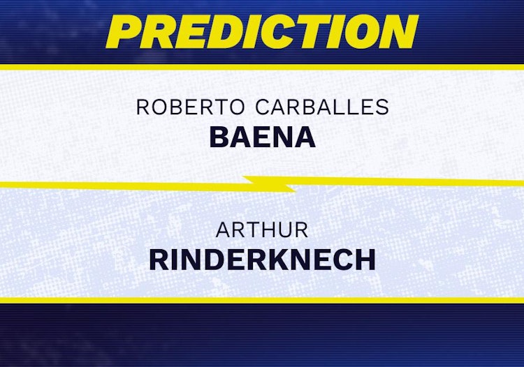 Roberto Carballes Baena vs Arthur Rinderknech Tennis Prediction.