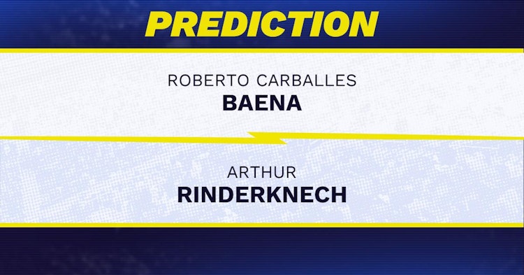 Roberto Carballes Baena vs Arthur Rinderknech Tennis Prediction.