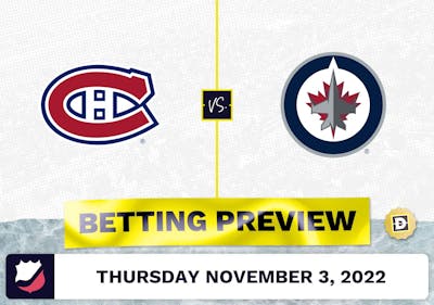 Canadiens vs. Jets Prediction and Odds - Nov 3, 2022