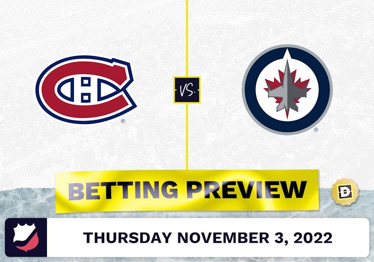 Canadiens vs. Jets Prediction and Odds - Nov 3, 2022