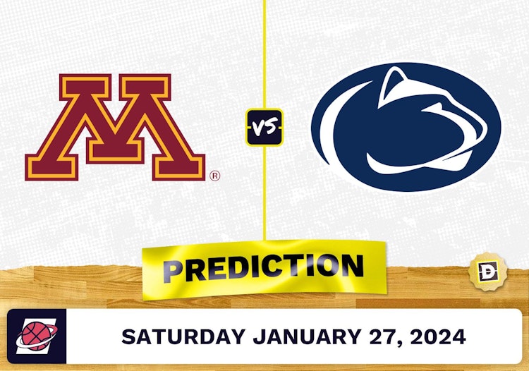 Minnesota vs. Penn State Prediction, Odds, College Basketball Picks [1/27/2024]