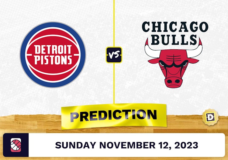 Pistons vs. Bulls Prediction and Odds - November 12, 2023