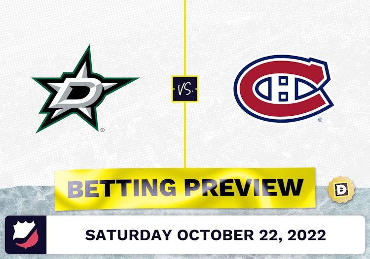 Stars vs. Canadiens Prediction and Odds - Oct 22, 2022