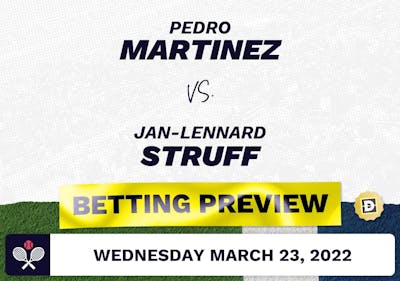 Pedro Martinez vs. Jan-Lennard Struff Predictions - Mar 24, 2022