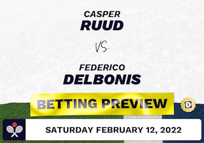 Casper Ruud vs. Federico Delbonis Predictions - Feb 12, 2022