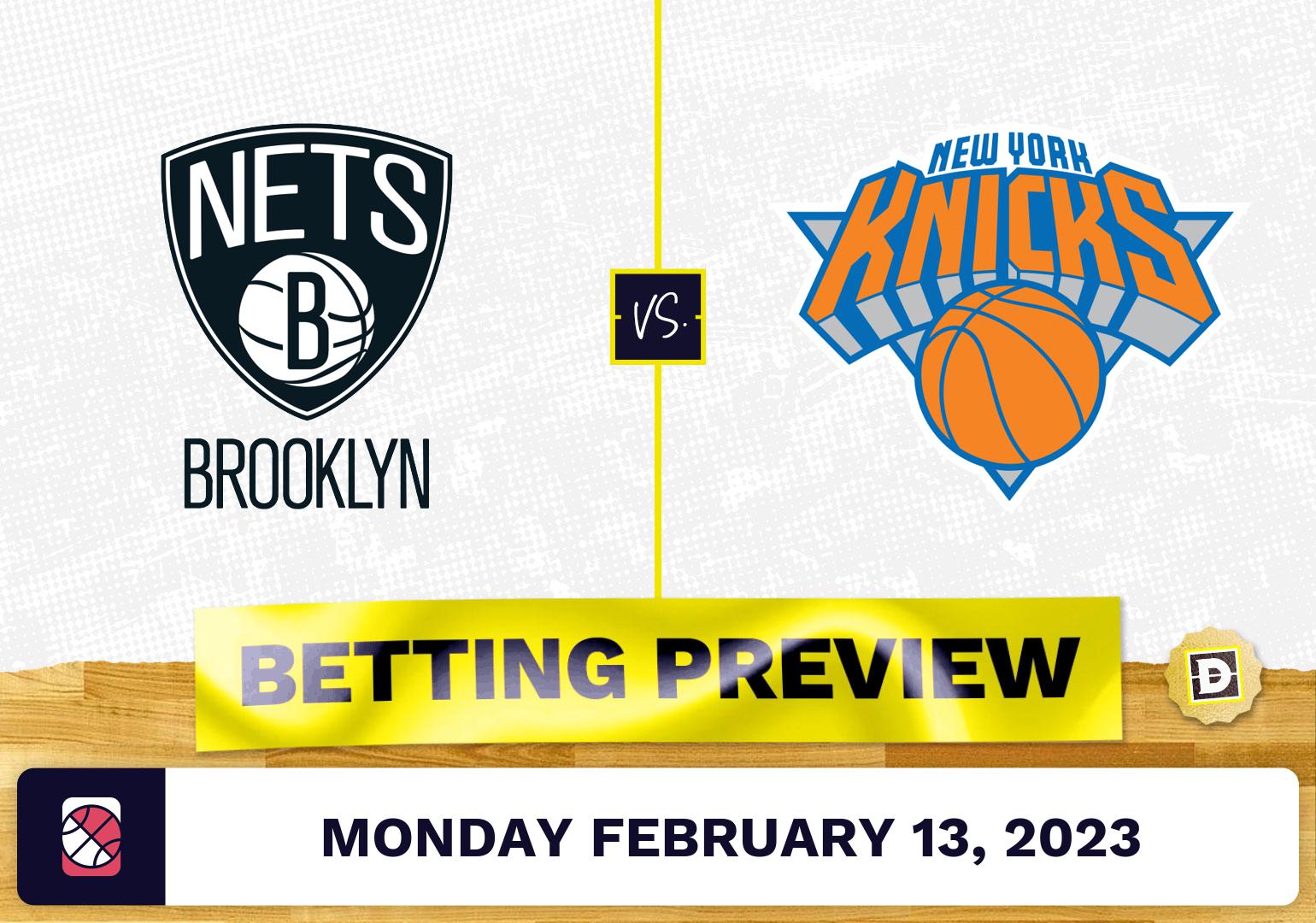 Nets Vs. Knicks Prediction And Odds - Feb 13, 2023