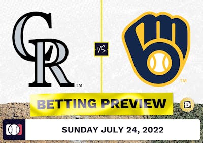 Rockies vs. Brewers Prediction and Odds - Jul 24, 2022