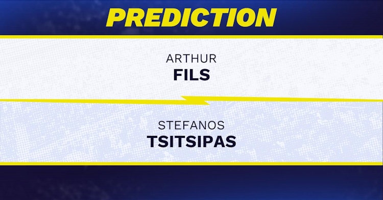 Arthur Fils vs Stefanos Tsitsipas Tennis Prediction.