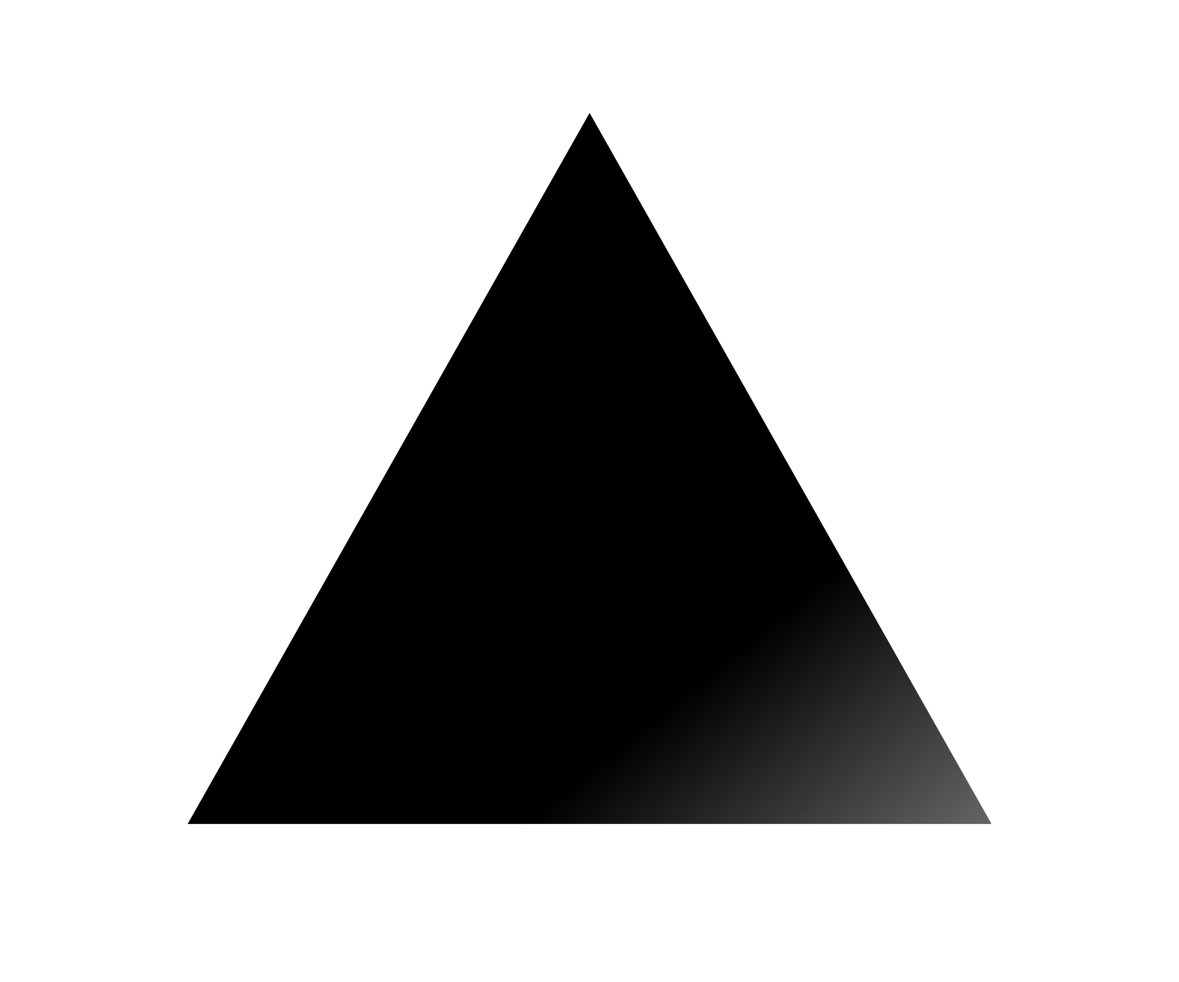Треугольник черный контур