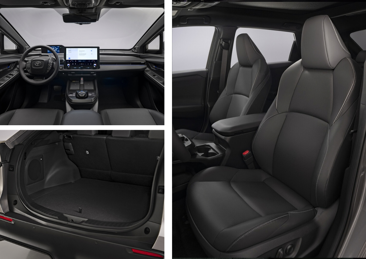 Das Interieur des Toyota bZ4X
