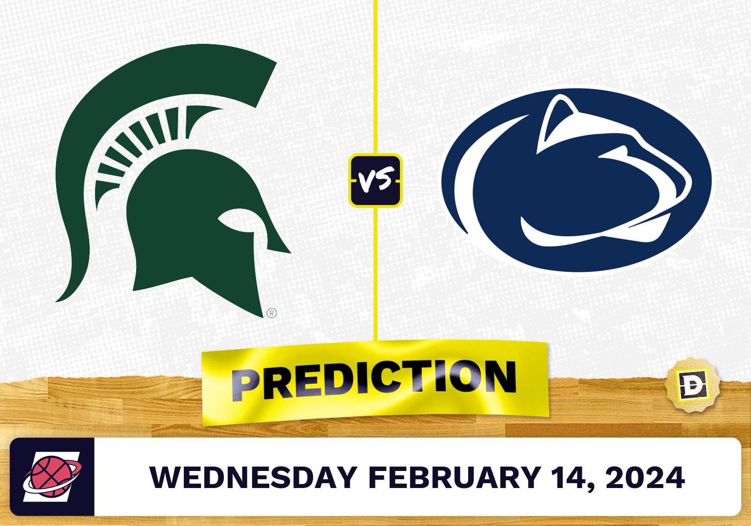 Michigan State vs. Penn State Prediction by Proven Computer Model [2/14