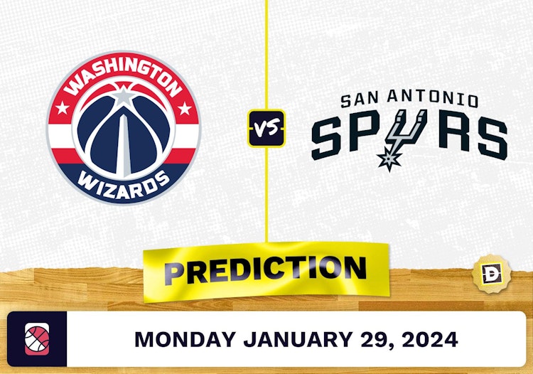 Washington Wizards vs. San Antonio Spurs Prediction, Odds, NBA Picks [1/29/2024]