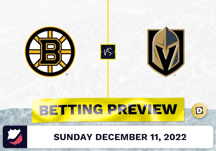 Bruins vs. Golden Knights Prediction and Odds - Dec 11, 2022