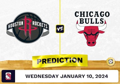 Houston Rockets vs. Chicago Bulls Prediction, Odds, NBA Picks  [1/10/2024]