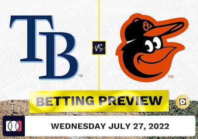 Rays vs. Orioles Prediction and Odds - Jul 27, 2022