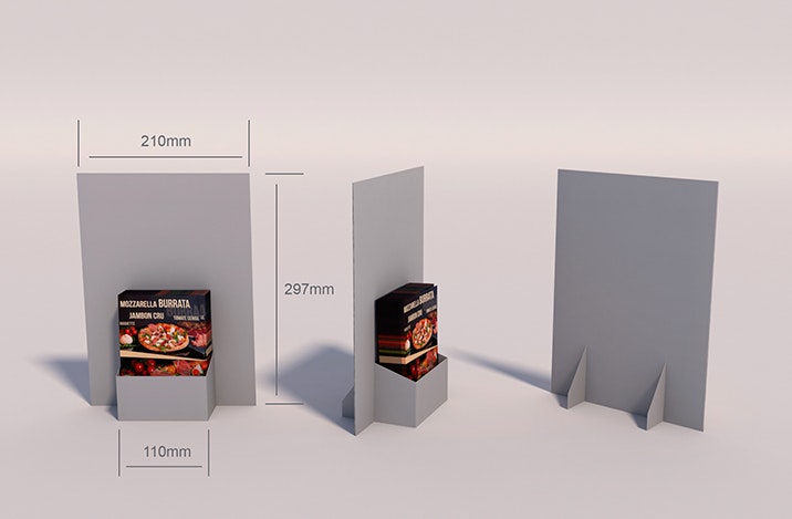 Porte-leaflet de table Porte-leaflet-de-table