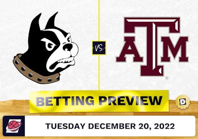 Wofford vs. Texas A&M CBB Prediction and Odds - Dec 20, 2022