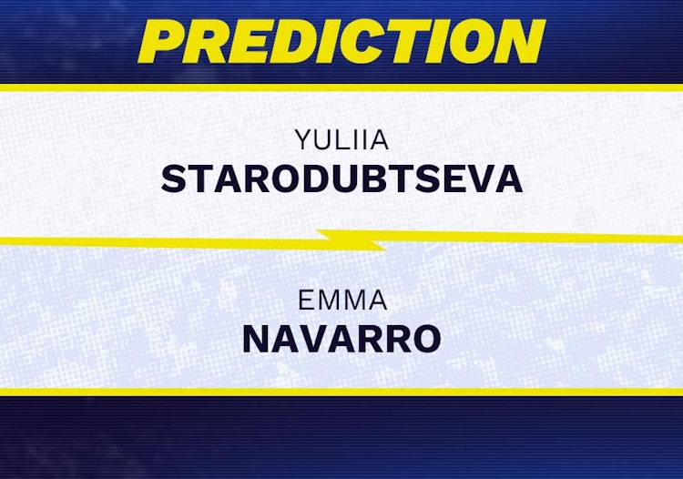 Yuliia Starodubtseva vs Emma Navarro Tennis Prediction.