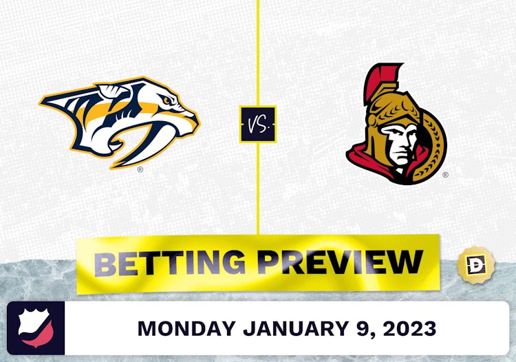 Predators vs. Senators Prediction and Odds - Jan 9, 2023