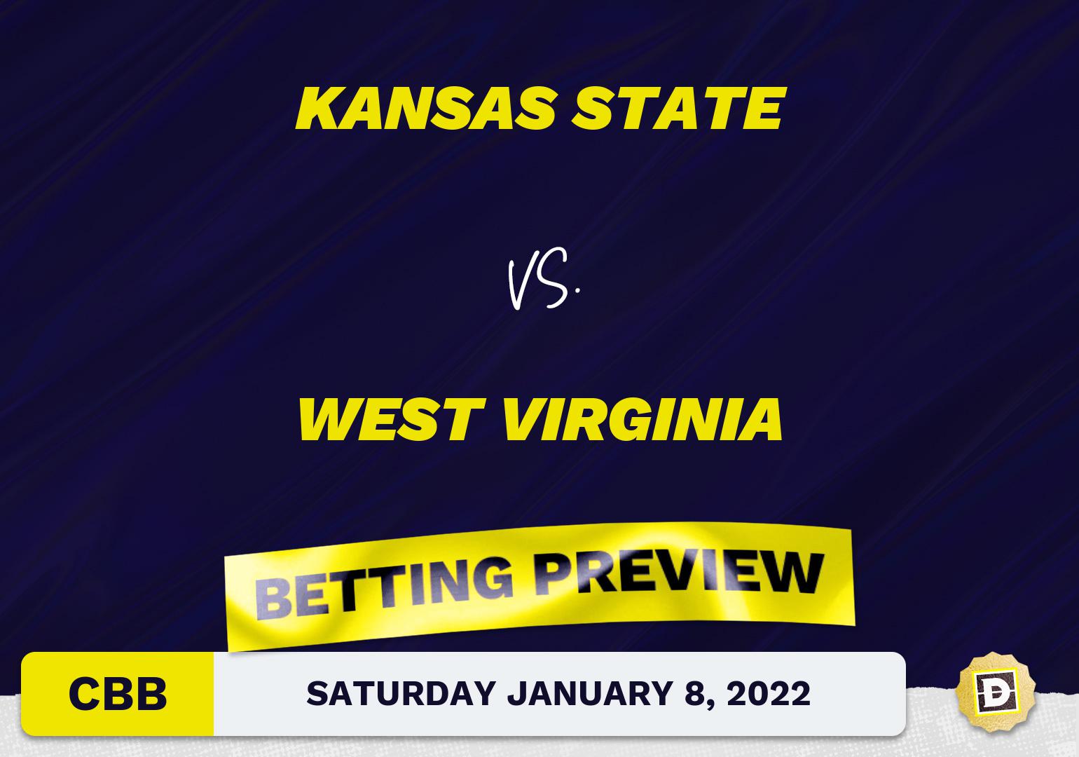 Kansas State vs. West Virginia CBB Predictions and Odds - Jan 8, 2022