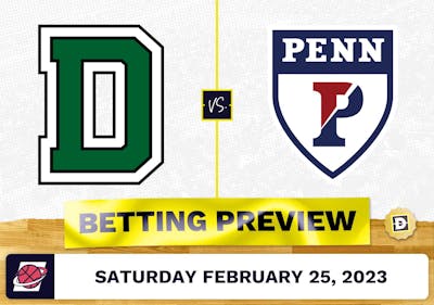 Dartmouth vs. Pennsylvania CBB Prediction and Odds - Feb 25, 2023