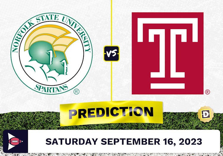 Norfolk State vs. Temple CFB Prediction and Odds - September 16, 2023