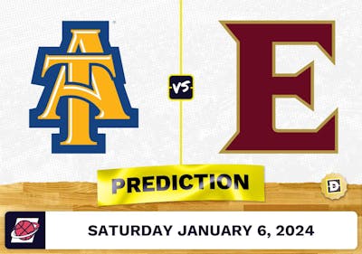North Carolina A&T vs. Elon Prediction, Odds, College Basketball Picks  [1/6/2024]