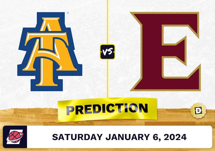 North Carolina A&T vs. Elon Prediction, Odds, College Basketball Picks  [1/6/2024]