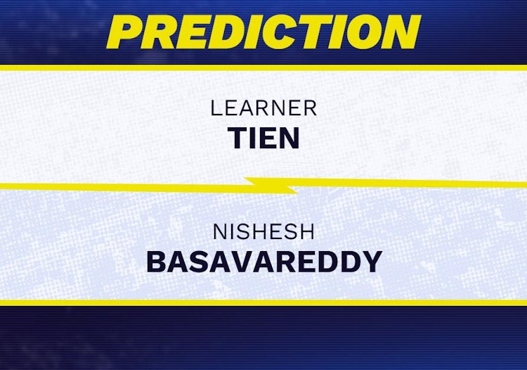 Learner Tien vs Nishesh Basavareddy Tennis Prediction.