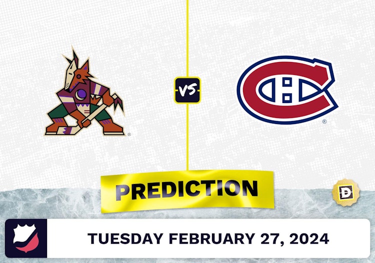 Arizona Coyotes vs. Montreal Canadiens Prediction, Odds, NHL Picks [2/27/2024]