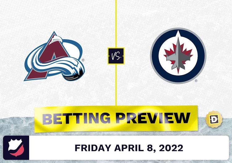 Avalanche vs. Jets Prediction and Odds - Apr 8, 2022