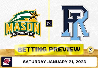 George Mason vs. Rhode Island CBB Prediction and Odds - Jan 21, 2023