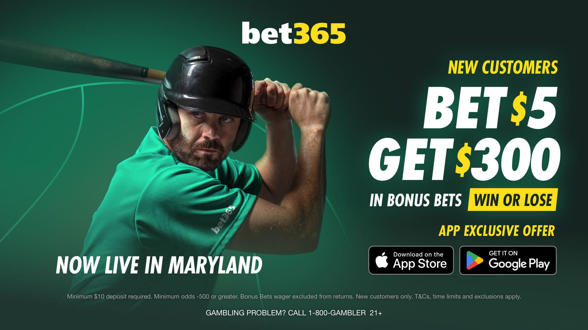 Bet365 NFL Promo in Arizona, Kansas, and Maryland.