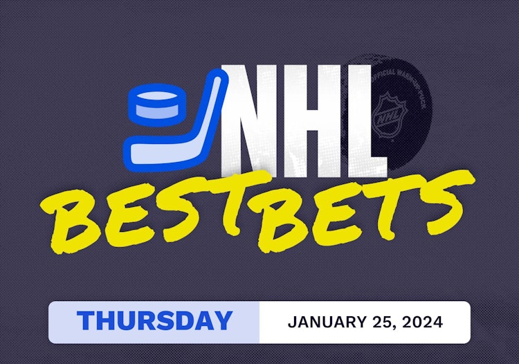 NHL Best Bets Today [Thursday 1/25/2024]