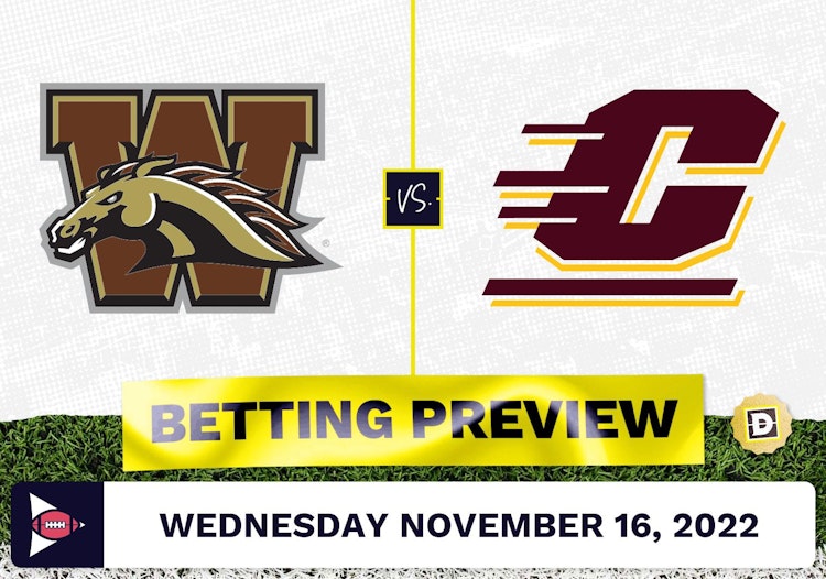 Western Michigan vs. Central Michigan CFB Prediction and Odds - Nov 16, 2022