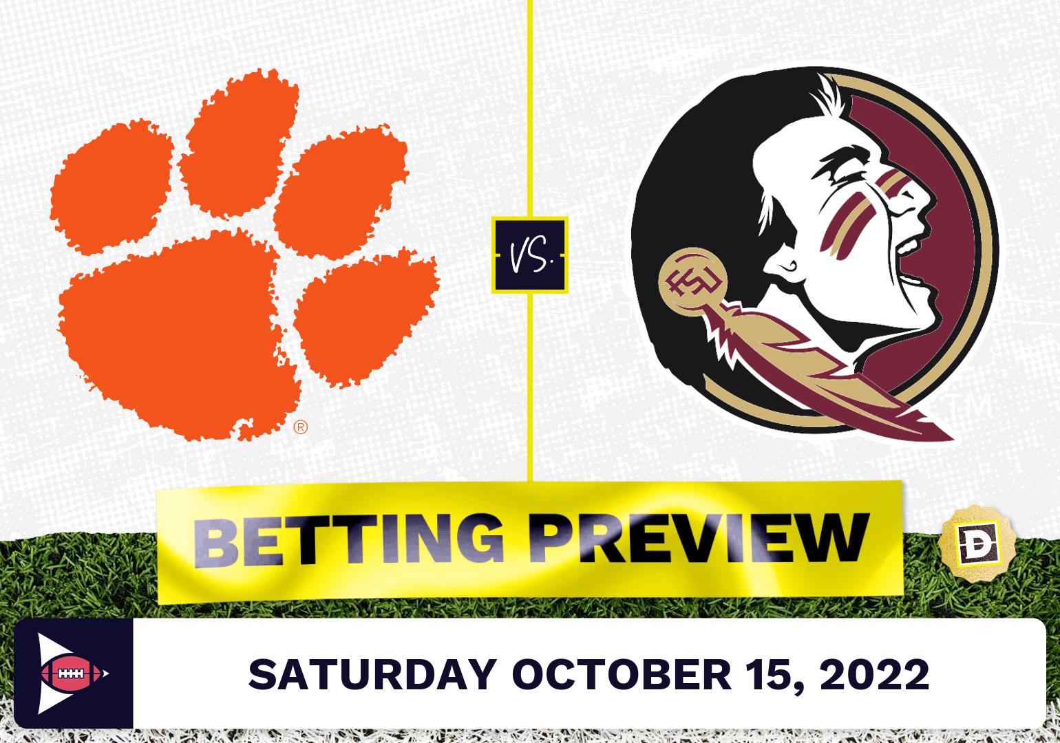 Clemson Vs. Florida State CFB Prediction And Odds - Oct 15, 2022