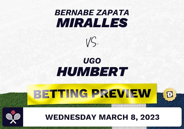 Bernabe Zapata Miralles vs. Ugo Humbert Predictions - Mar 8, 2023