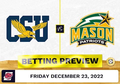 Coppin State vs. George Mason CBB Prediction and Odds - Dec 23, 2022