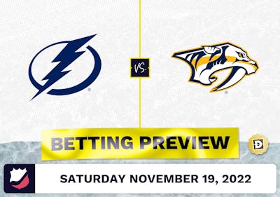 Lightning vs. Predators Prediction and Odds - Nov 19, 2022