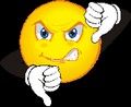 Emoticon with thumb down on PMI insurance