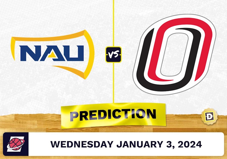 Northern Arizona vs. Nebraska-Omaha Prediction, Odds, College Basketball Picks  [1/3/2024]