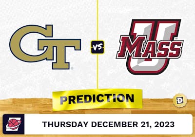 Georgia Tech vs. Massachusetts Prediction, Odds, College Basketball Picks  [12/21/2023]