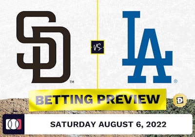 Padres vs. Dodgers Prediction and Odds - Aug 6, 2022