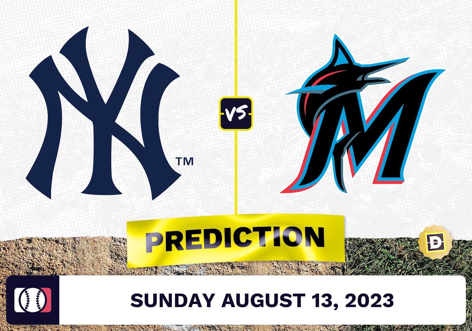 Yankees vs. Marlins Prediction for MLB Sunday [8/13/2023]