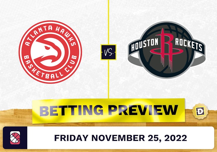 Hawks vs. Rockets Prediction and Odds - Nov 25, 2022