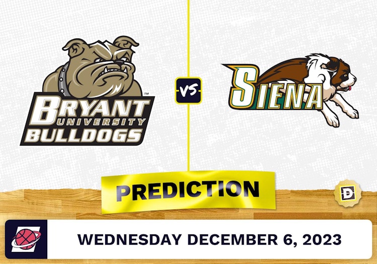 Bryant University vs. Siena Basketball Prediction - December 6, 2023