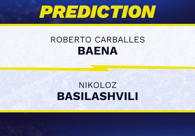 Roberto Carballes Baena vs Nikoloz Basilashvili Tennis Prediction.