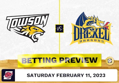 Towson vs. Drexel CBB Prediction and Odds - Feb 11, 2023