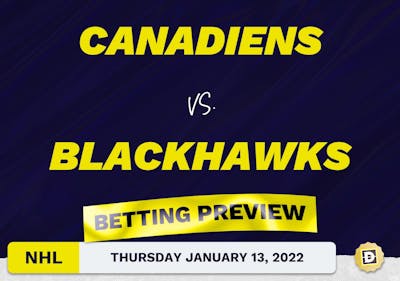 Canadiens vs. Blackhawks Predictions and Odds - Jan 13, 2022