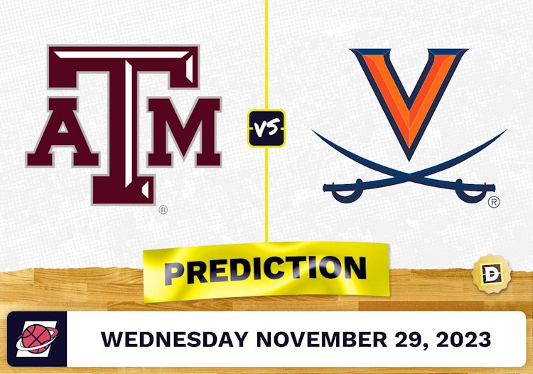 Texas A&M Texas A&M vs. Virginia Virginia Basketball Prediction - November 29, 2023